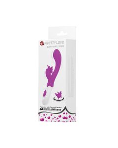 Pretty Love Butterfly Kiss Rabbit - Fuchsia