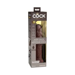 King Cock Elite Dual Density Vibrating Silicone Cock w/Remote
